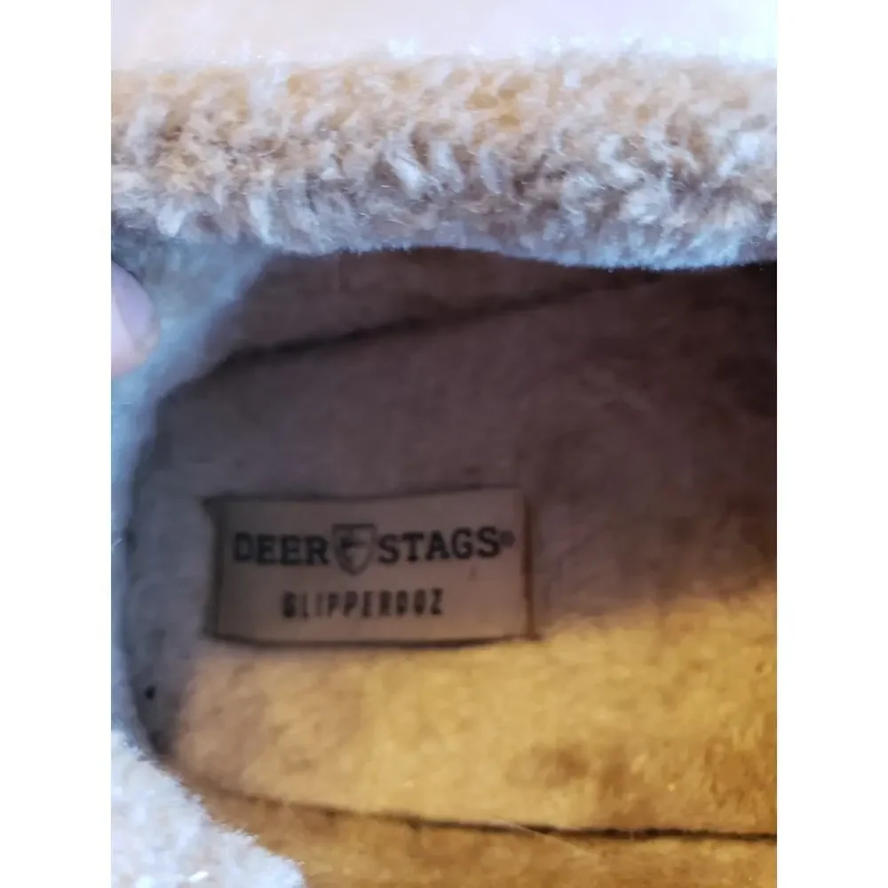 Deer Stag Shoes Size 15 Mens Brown Slip On Leather Casual 21958